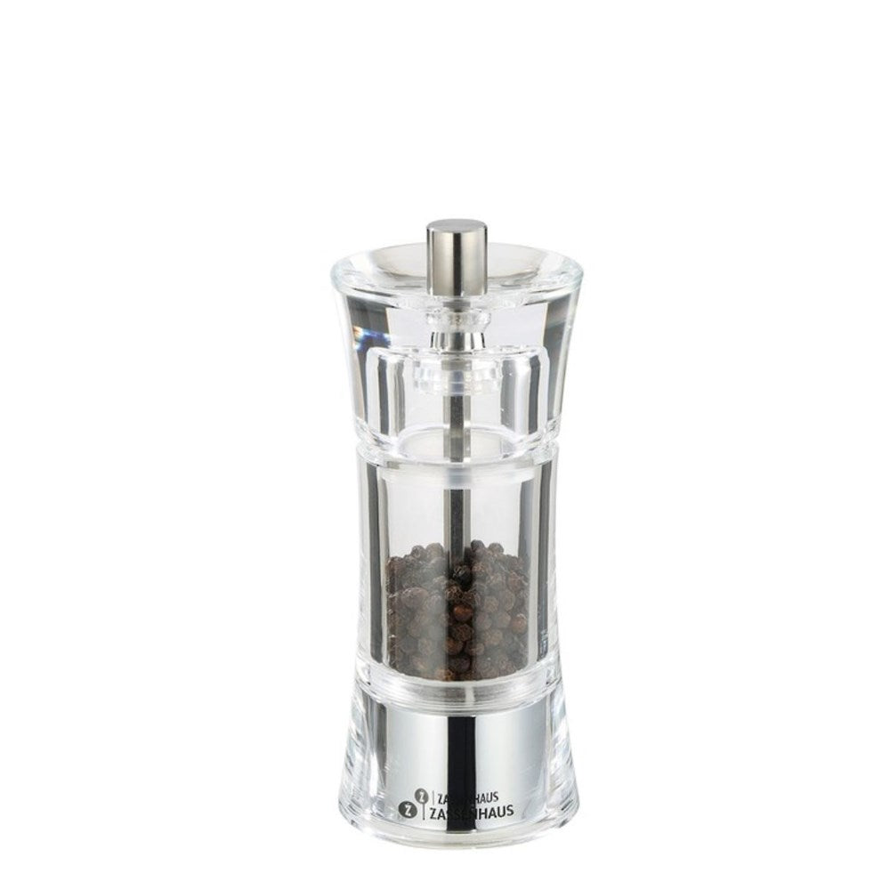 Zassenhaus Aachen Acrylic Pepper Mill  - 2 Sizes Zassenhaus