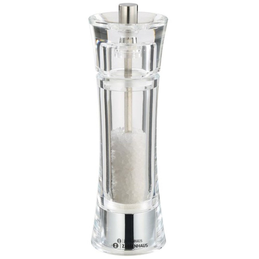 Zassenhaus Aachen Acrylic Salt Mill - 2 Sizes Zassenhaus