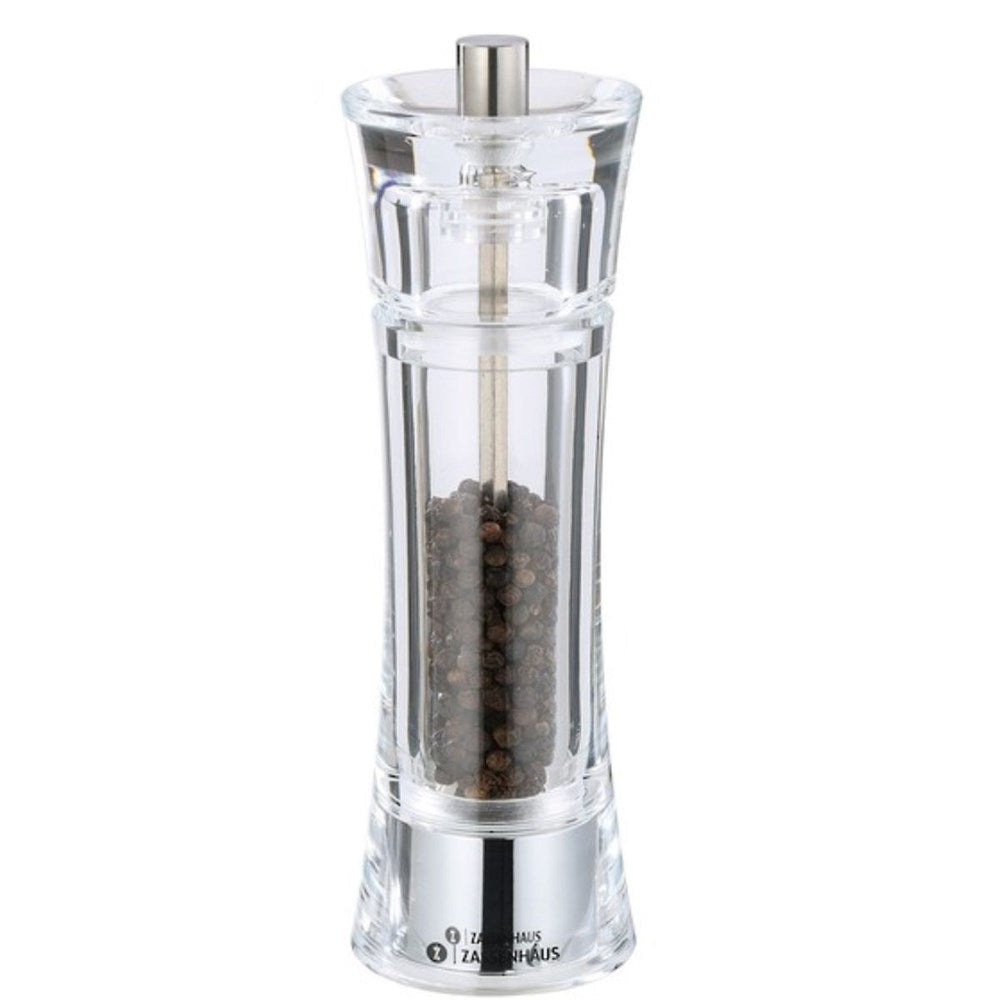 Zassenhaus Aachen Acrylic Pepper Mill  - 2 Sizes Zassenhaus