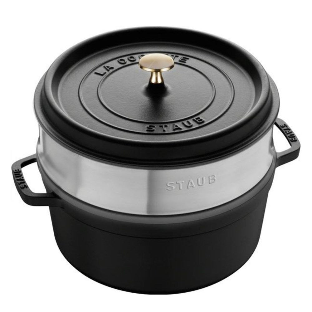 Staub Round Cocotte with Steamer - 26cm