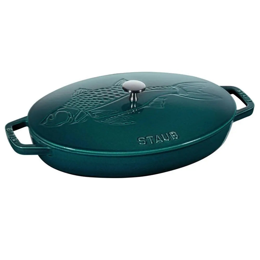 Staub Cast Iron Oval Fish Dish - 32cm Staub