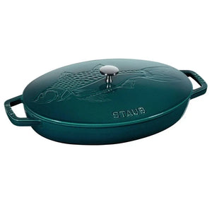 Staub Cast Iron Oval Fish Dish - 32cm Staub