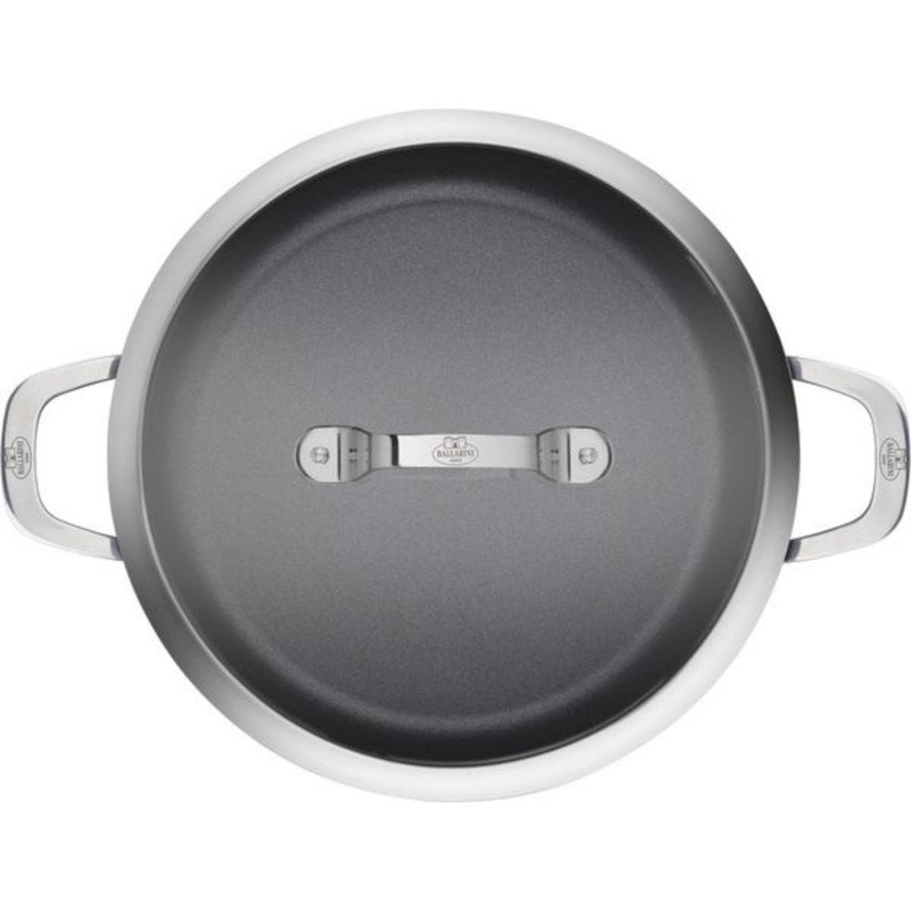 Ballarini Alba Saute Pan with 2 Handles and Lid - 24cm Ballarini