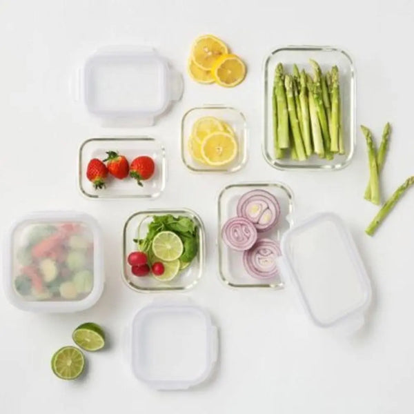 LocknLock Boroseal Heat Resistant Square Glass Container - 300ml