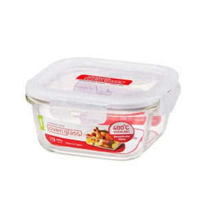 LocknLock Boroseal Heat Resistant Square Glass Container - 500ml