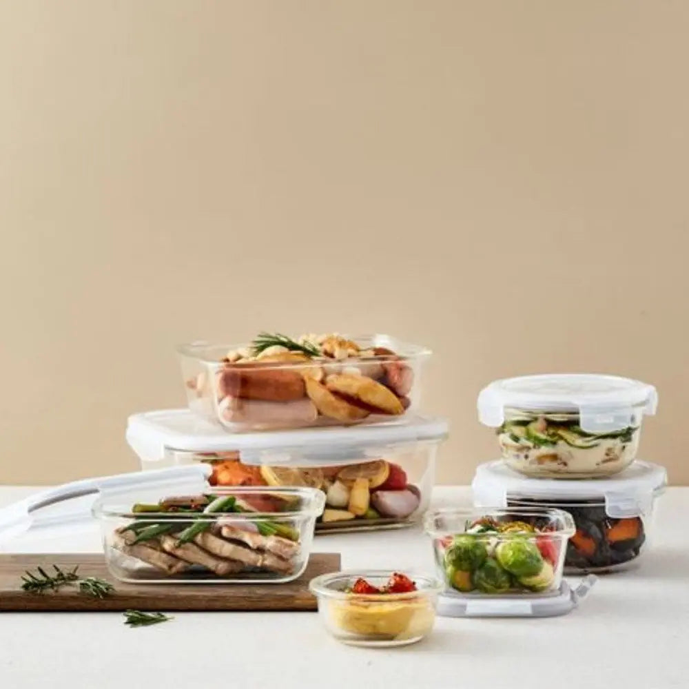 LocknLock Boroseal Heat Resistant Rectangular Glass Container - 630ml LocknLock