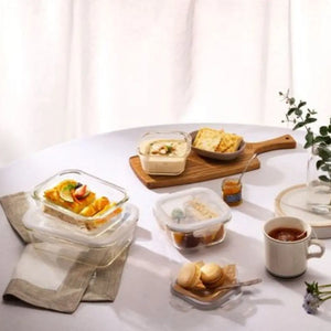 LocknLock Boroseal Heat Resistant Rectangular Glass Container - 1L