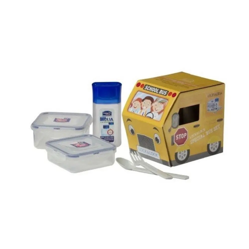 LocknLock School Bus Lunch Box Set LocknLock