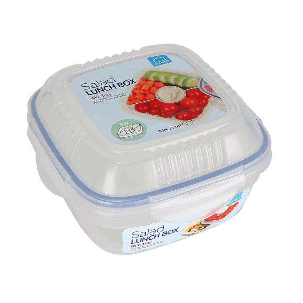 LocknLock Salad Lunch Box wit Dividers - 950ml $10 Table LocknLock