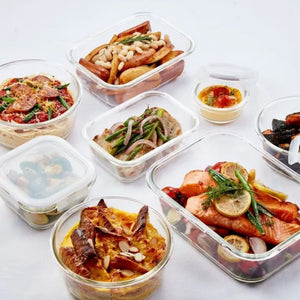 LocknLock 10 Piece Boroseal Heat Resistant Glass Container Set LocknLock