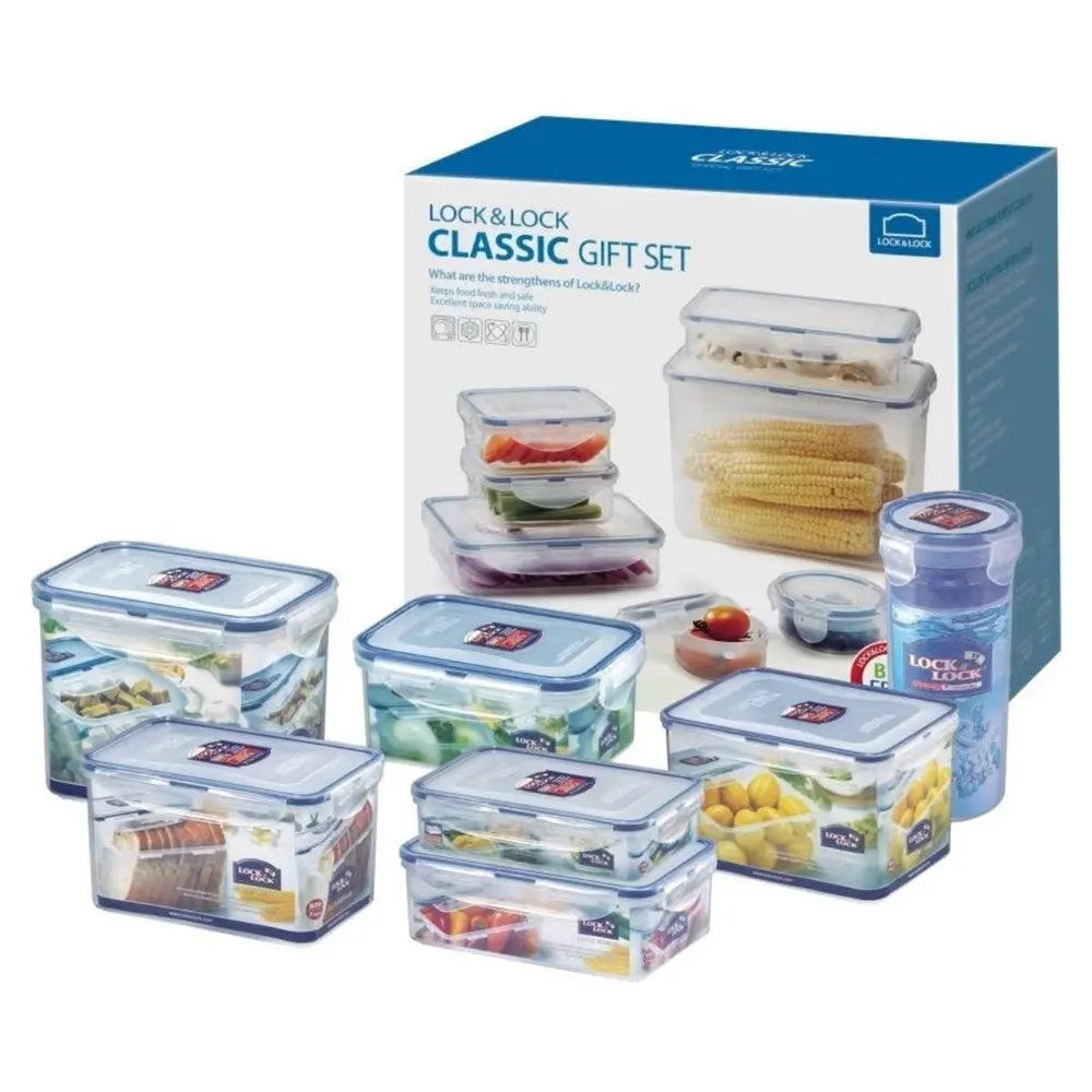 LocknLock 8 Piece Classic Container Starter Set