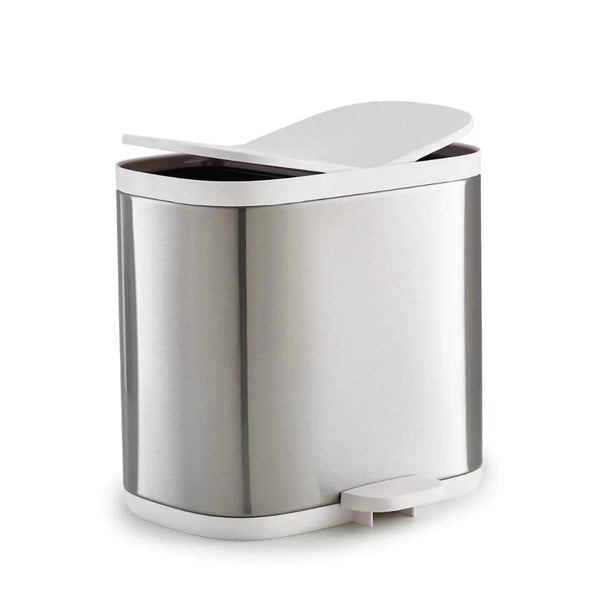 Joseph Joseph Split Stainless Steel Waste Bin White Joseph Joseph