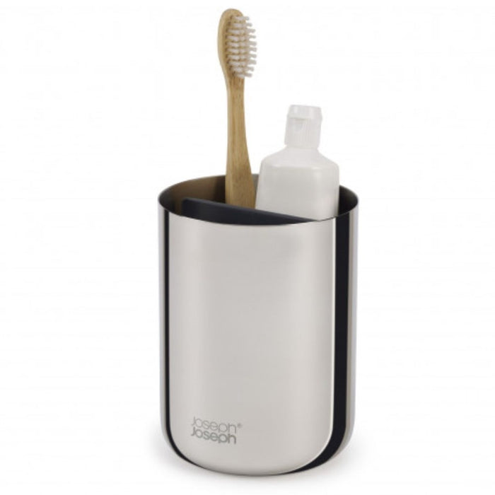 Joseph Joseph EasyStore Luxe Toothbrush Caddy - Stainless Steel