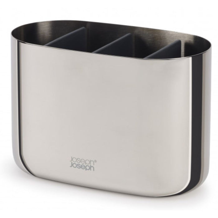 Joseph Joseph EasyStore Luxe Large Toothbrush Caddy Stainless Steel
