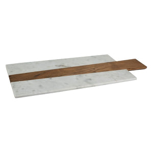 Peer Sorensen Acacia Wood & Marble Rectangular Serving Board