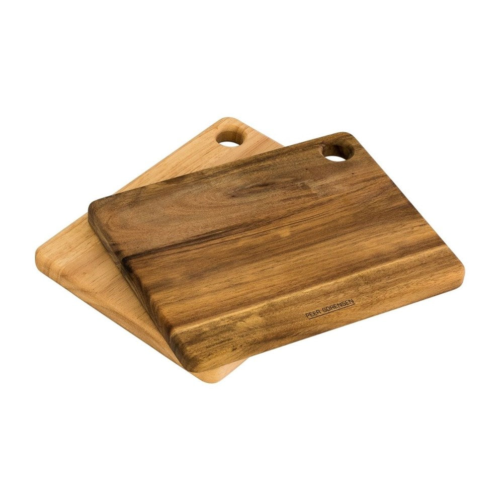 Peer Sorensen Acacia & Rubberwood Utility Boards - Set of 2