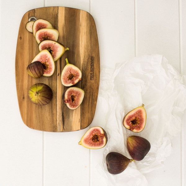 Peer Sorensen Acacia Wood Slim Line Curved Cutting Board - 27cm x 18cm Peer Sorensen