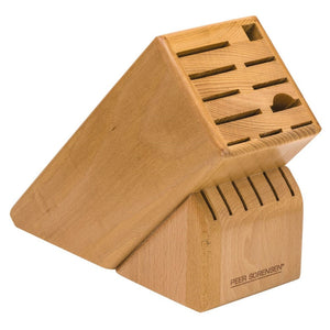 Peer Sorensen Beechwood Empty Knife Block - 17 Slot Peer Sorensen