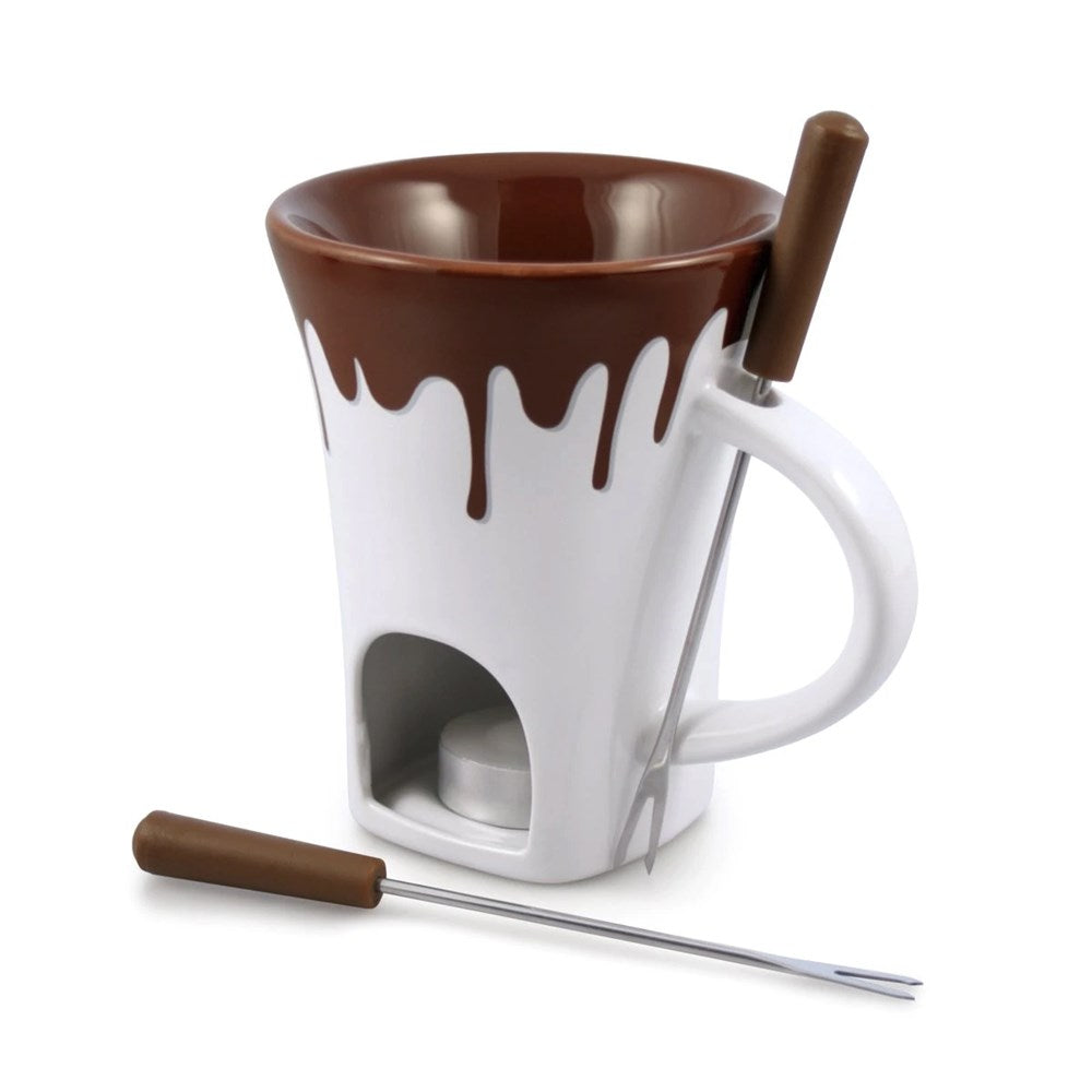 Swissmar Nostalgia 4 Piece Chocolate Fondue Mug Set - Home Essentials