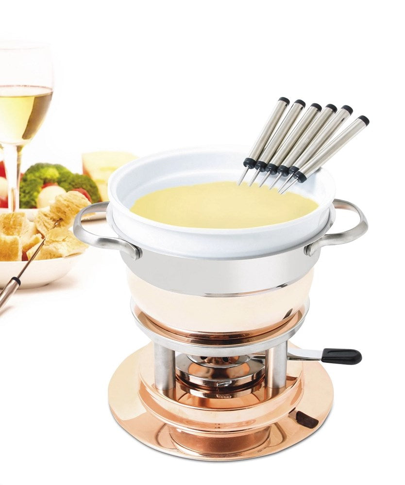 Swissmar Lausanne 11 Piece Copper Fondue Set Swissmar