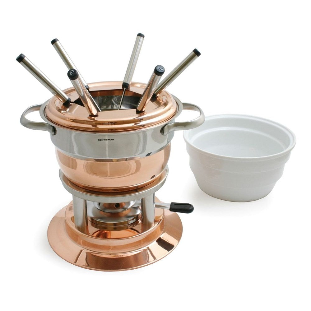 Swissmar Lausanne 11 Piece Copper Fondue Set Swissmar