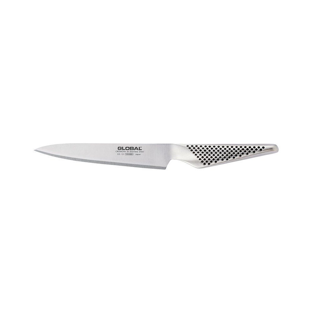 Global Classic Serrated Utility Knife - 15cm (GS13) Global