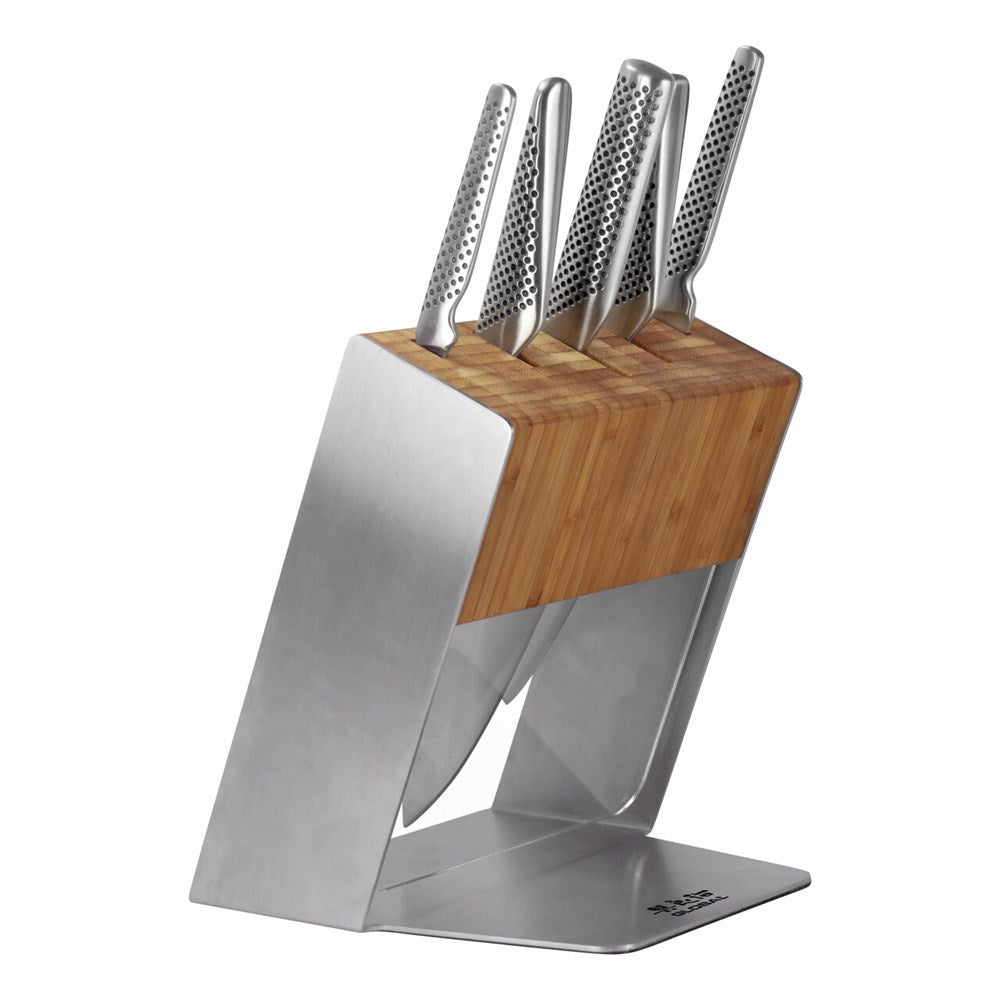 Global Katana Knife Block Set - 6 Piece Global