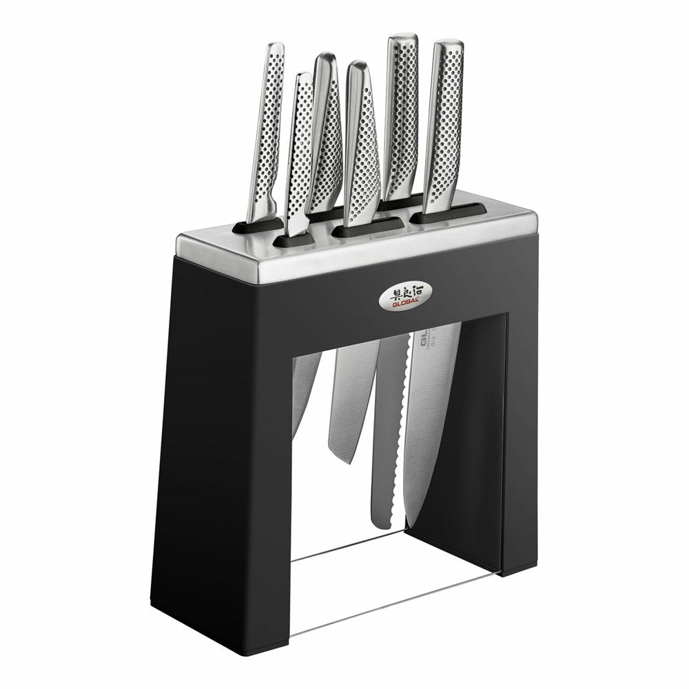 Global Kabuto Knife Block Set - 7 Piece Global