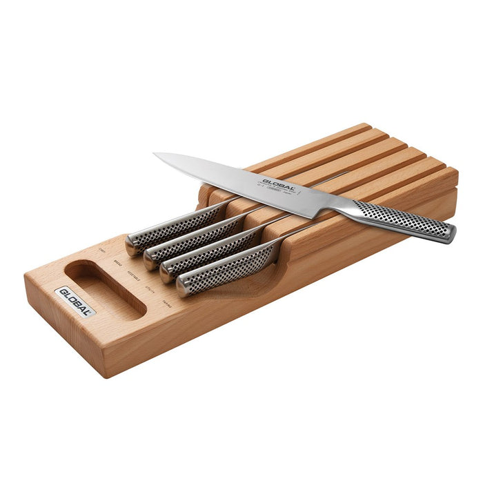 Global Hikaeme In-Drawer Knife Set - 6 Piece