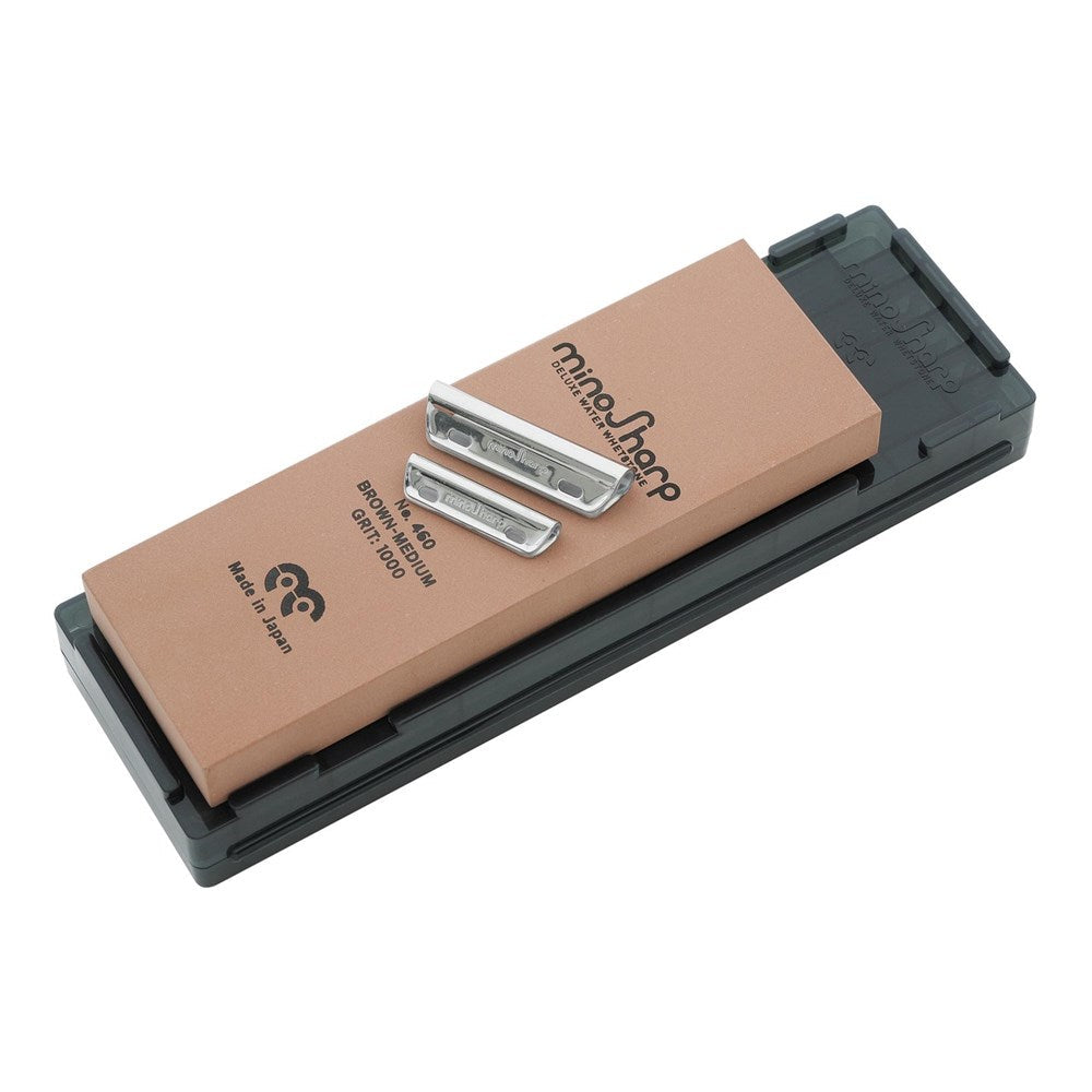 Global Minosharp Deluxe Water Whetstone - 1000 Grit Global