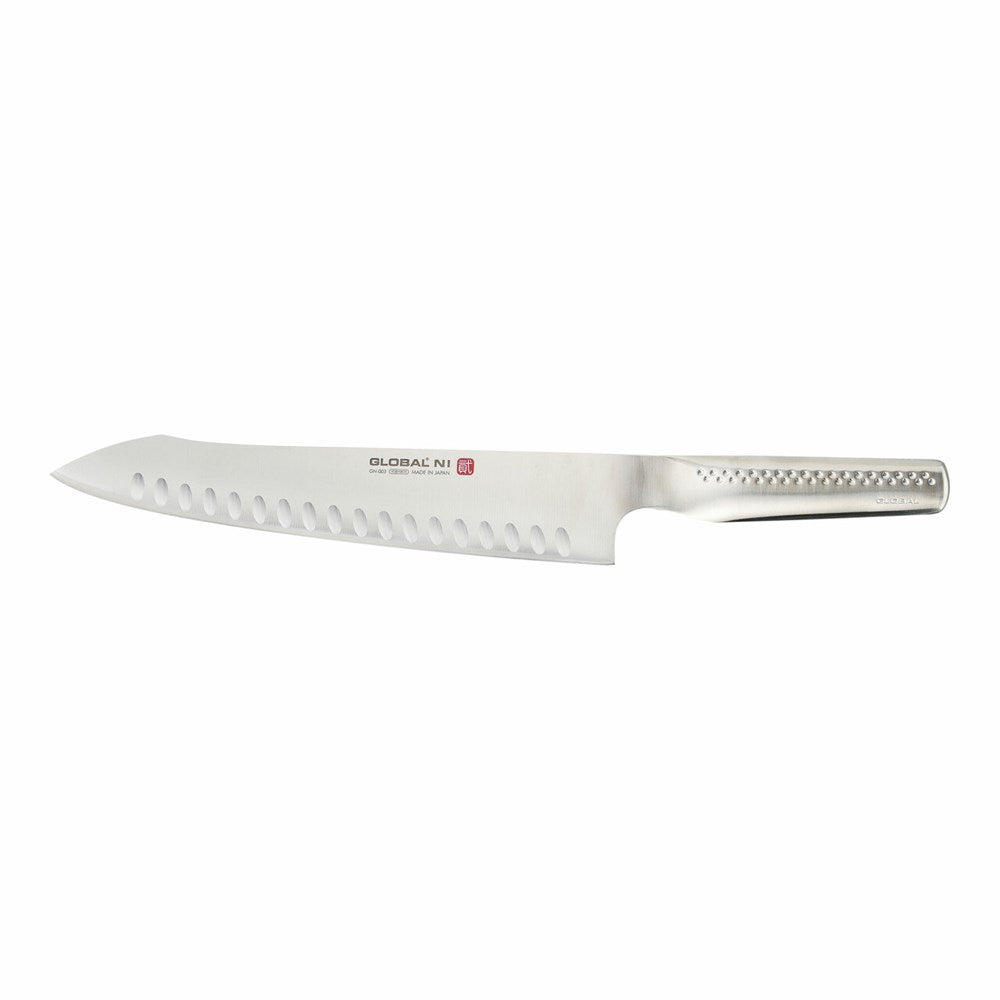 Global Ni Oriental Fluted Cooks Knife - 26cm (GN003) Global