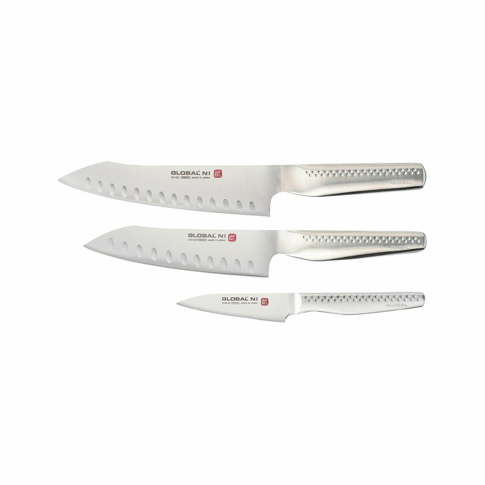Global Ni Oriental 3 Piece Knife Set Global