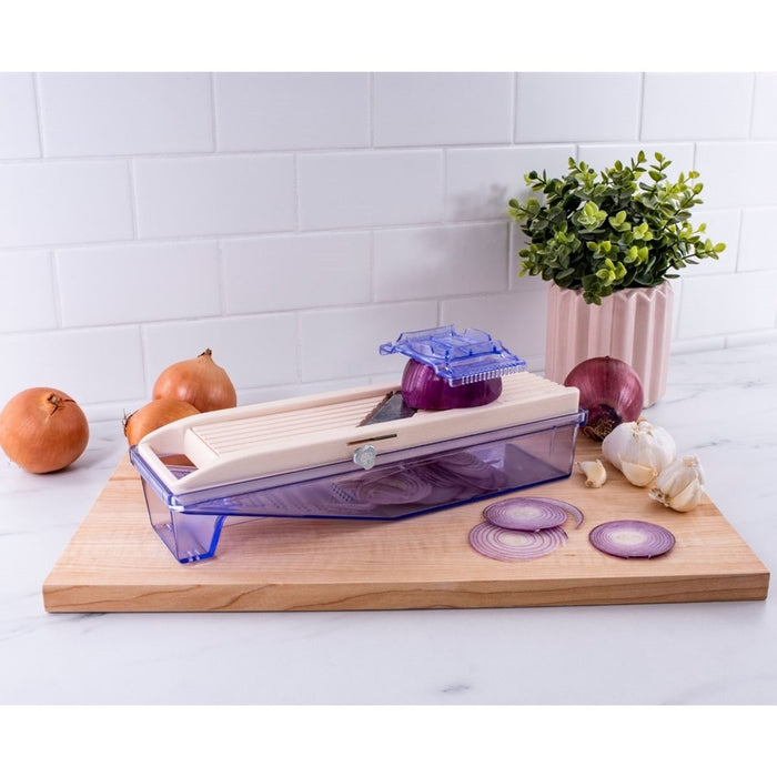 Benriner Japanese Mandolin All-Purpose Vegetable Slicer (Classic Series)  with Catch Tray