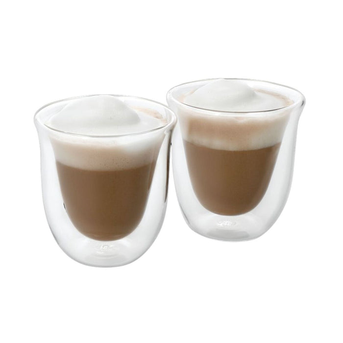 La Cafetiere Double Walled Glass Cappuccino Cups - 200ml - Set of 2