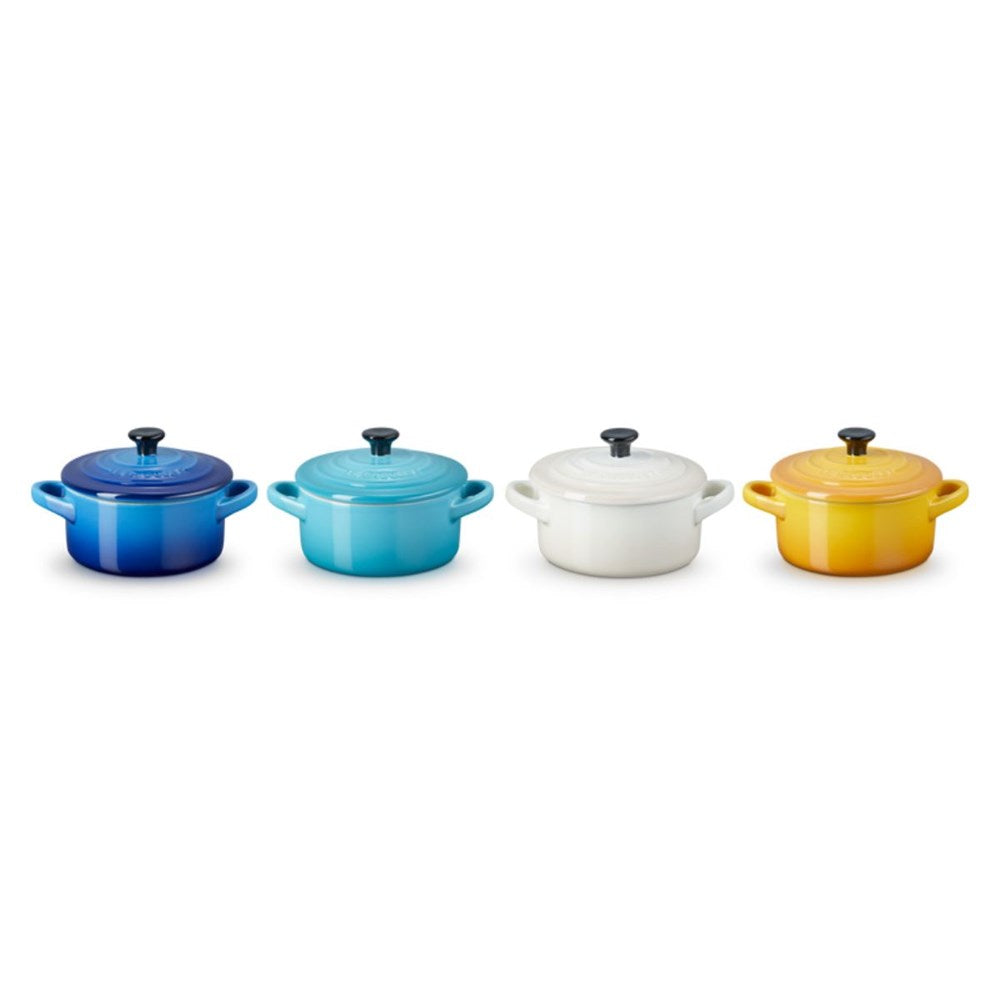 Le Creuset Stoneware Riviera Petite Casseroles - Set of 4