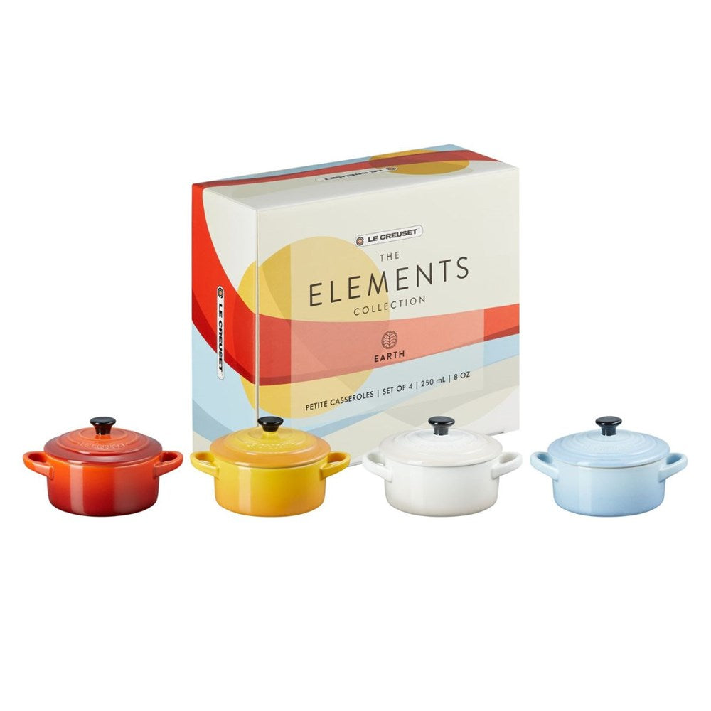 Le Creuset Stoneware Elements Petite Casseroles - Set of 4