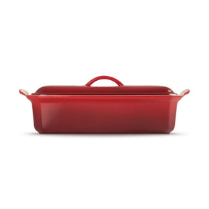 Le Creuset Stoneware Heritage Terrine with Press, Cerise - 32cm Le Creuset