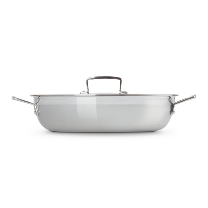 Le Creuset 3 Ply Stainless Steel Non Stick Shallow Casserole - 30cm