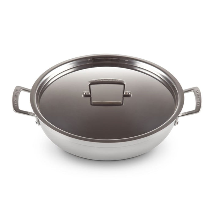 Le Creuset 3 Ply Stainless Steel Non Stick Shallow Casserole - 30cm