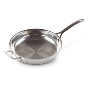 Le Creuset Classic 3 Ply Stainless Steel Fry Pan with Helper Handle - 28cm Le Creuset