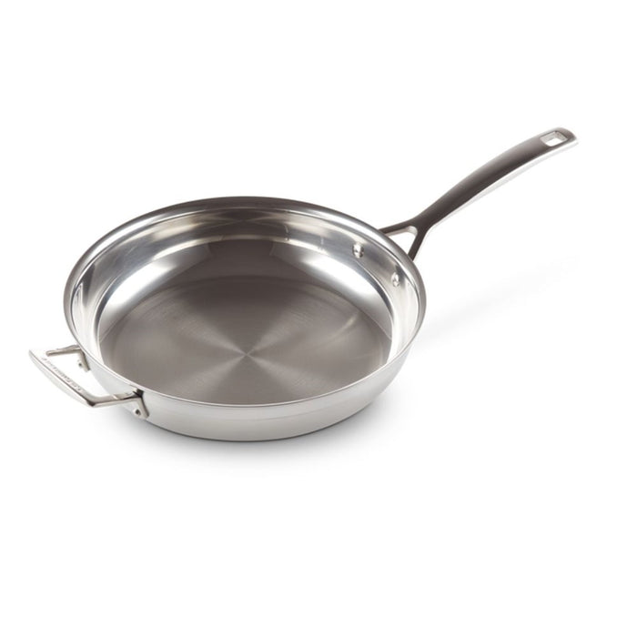 Le Creuset 3 Ply Stainless Steel Fry Pan with Helper Handle - 28cm