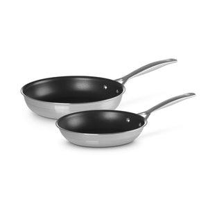 Le Creuset Classic 3 Ply Stainless Steel Non-Stick Fry Pan Set - 2 Piece Le Creuset