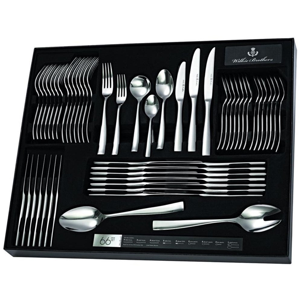 Wilkie Brothers Hartford Cutlery Set - 66 Piece