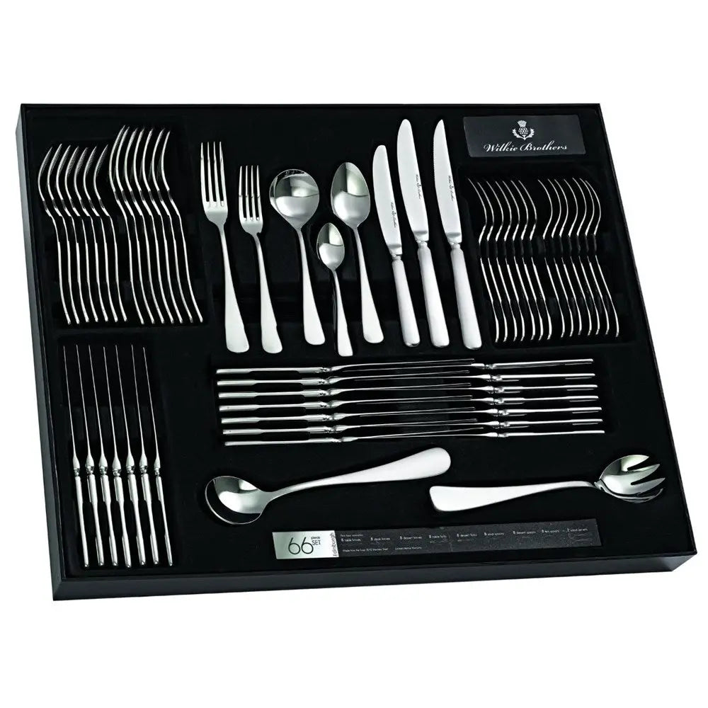 Wilkie Brothers Edinburgh Cutlery Set - 66 Piece