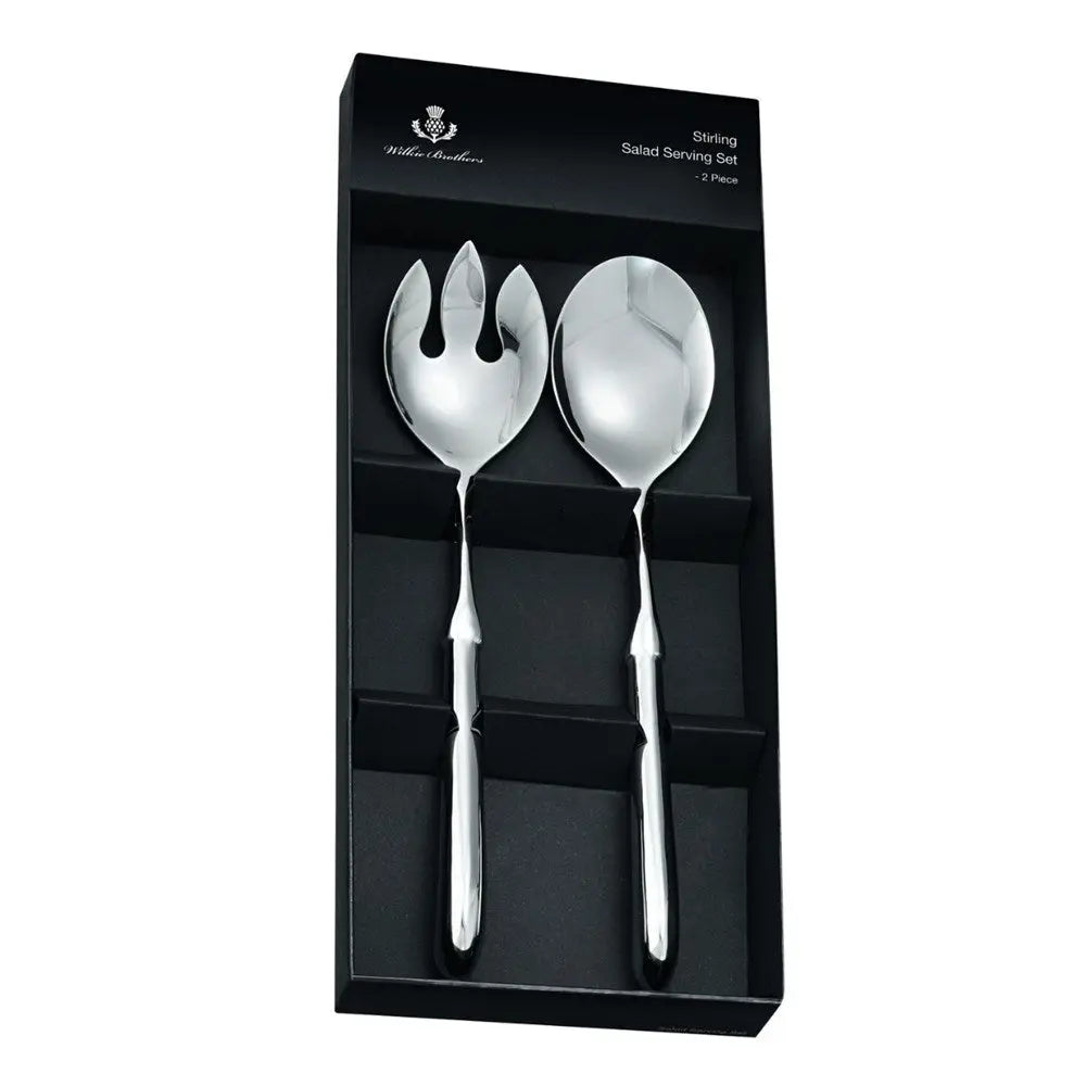 Wilkie Brothers Stirling Salad Serving Set - 2 Piece