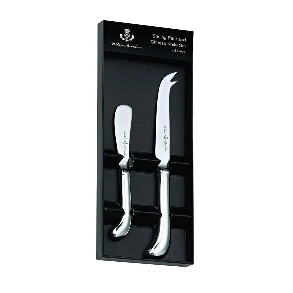 Wilkie Brothers Pistol Cheese Knife Set - 2 Piece