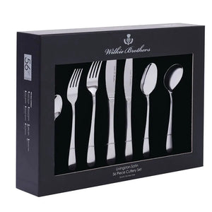 Wilkie Brothers Livingston Satin Cutlery Set -  56 Piece