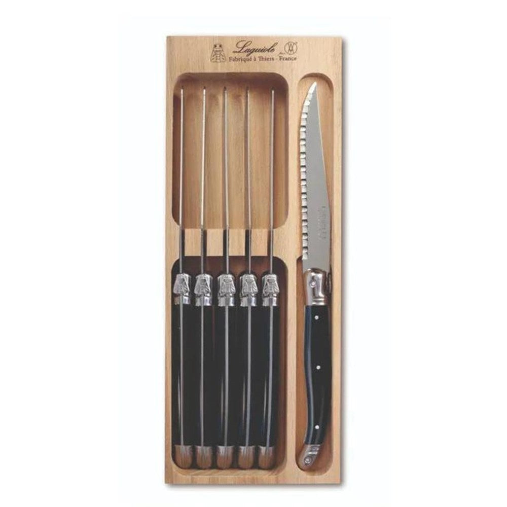 Andre Verdier Laguiole Steak Knife Set - Set 6 Andre Verdier Laguiole