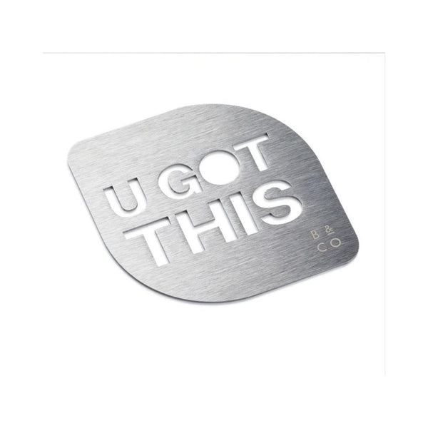 Barista and Co 'U Got This' Cappuccino or Cocoa Stencil