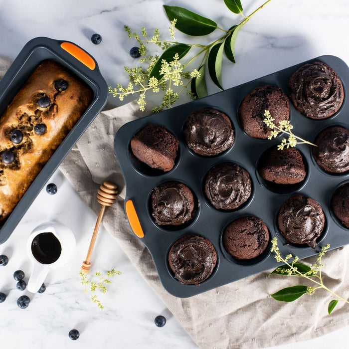 Bakemaster Silicone Mini Muffin Pan - 24 Cup